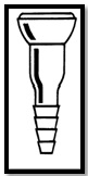 Adapter, #15 O-Ring Joint To Serrated Hose Connection