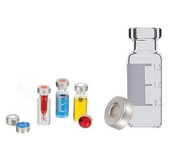 Clear Crimp Top Glass Chromatography Vials