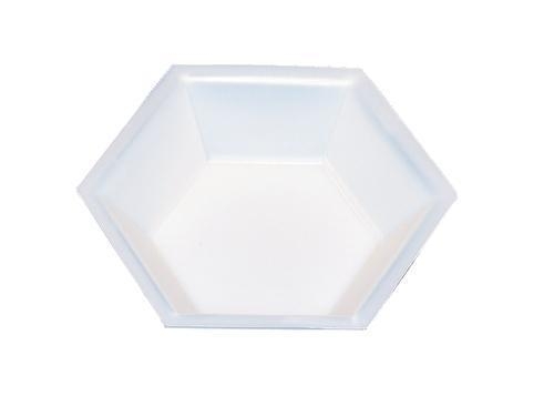 Hexagonal Polystyrene Weighing Dishes