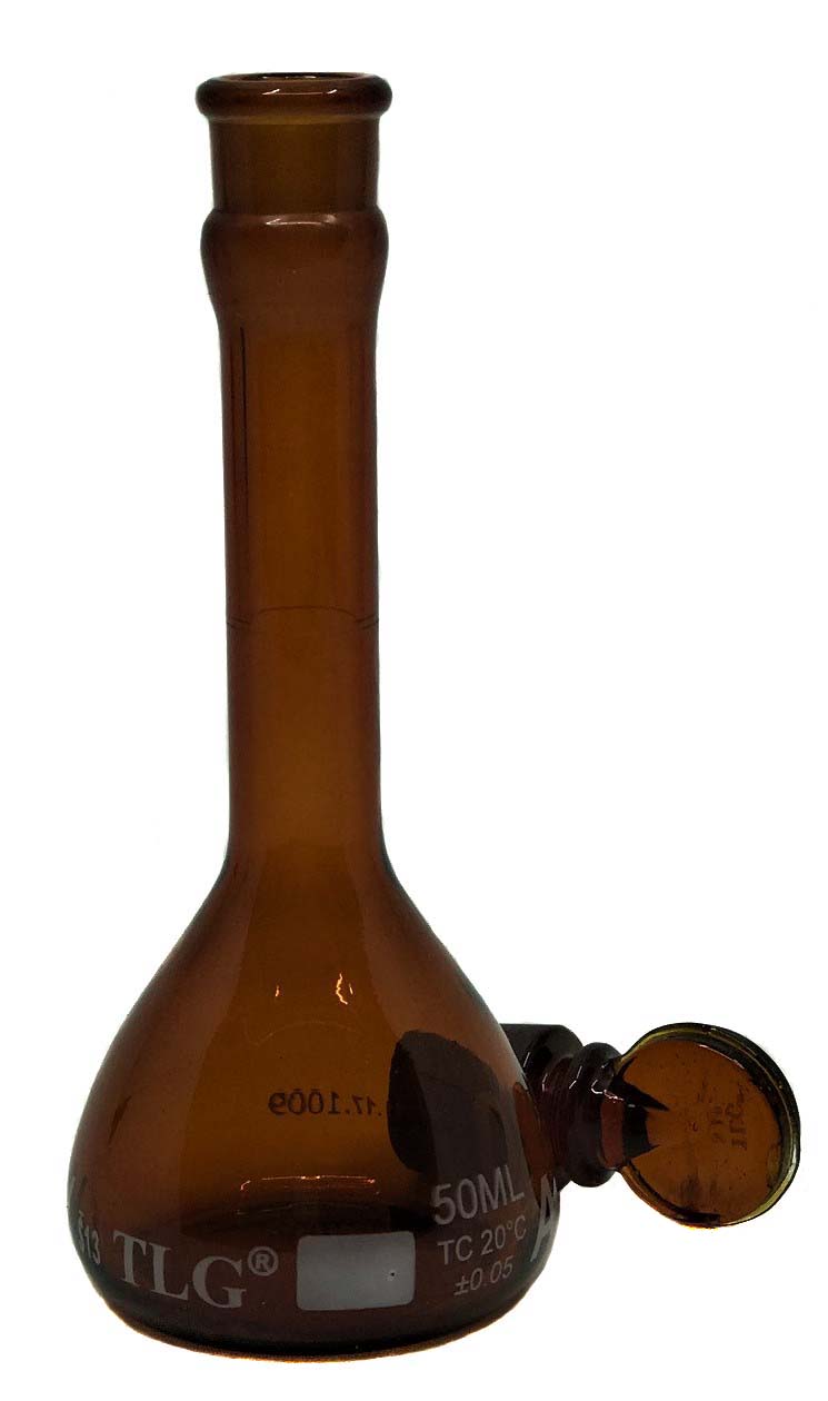 Volumetric Flask, Class A, Low Actinic Amber, As Per USP Standards