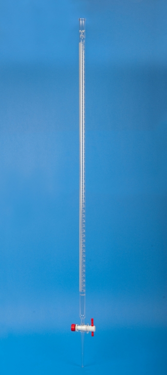 Glass Burette with PTFE Key Stopcock, Class A