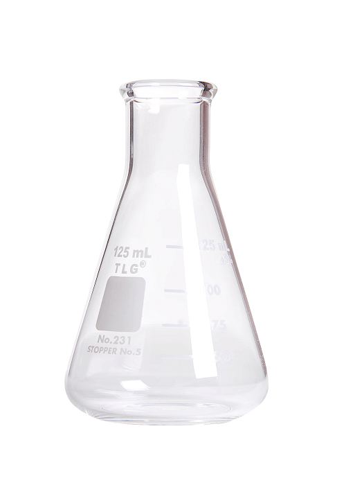 Erlenmeyer Flask, Narrow Neck With Graduation