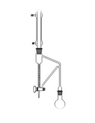 Distillation Receiver for oils lighter than water