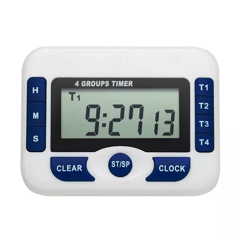 Four-Channel Countdown Alarm Digital Timer